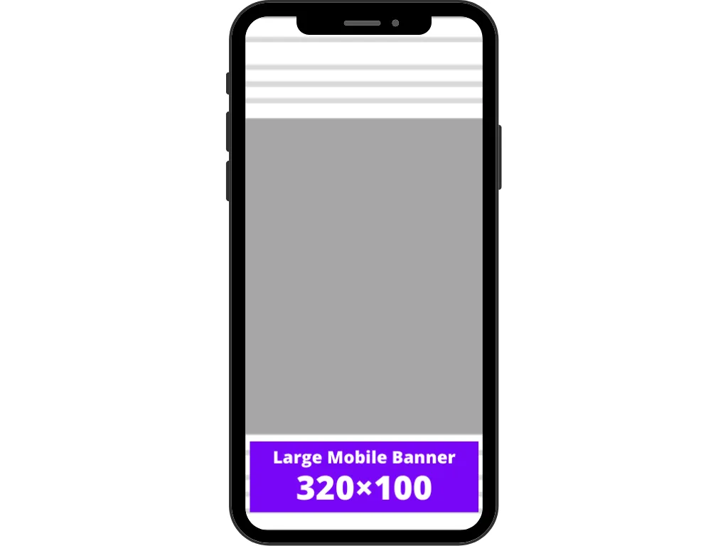 Large mobile banner (320×100)