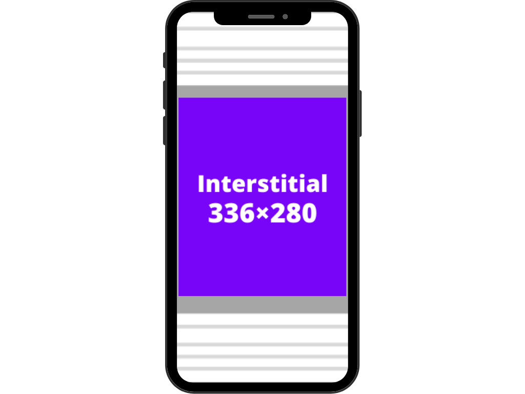 Interstitial/large rectangle ads (336×280)